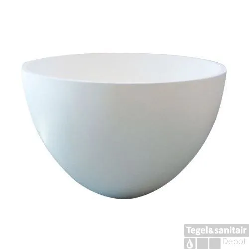 Aanbieding Waskom Best Design Just Solid Surface Opbouw ECO 48 cm Glans wit