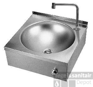 Premium Franke Anima Hygiene Wastafel 45x45x17,5 Cm. Mat 11/2" Plug/bev Rvs Mat