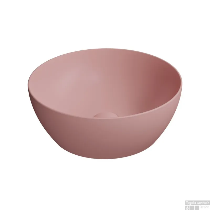 Keramische Opbouw Waskom Sapho Pura 42x16 cm Roze Meest Verkocht
