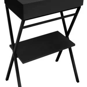 Wastafel met Onderplank Sapho Puno 60x88x42 cm Zwart Gratis Retour