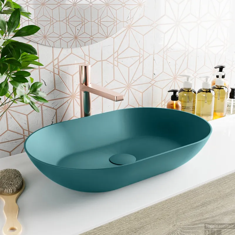 MONDIAZ ONNI Waskom solid surface 55cm kleur Smag / Smag Beperkt Aanbod