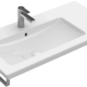 Populair Villeroy & Boch Venticello Meubelwastafel Bak Links 100x50 1xkr.gat M/overl. Wit