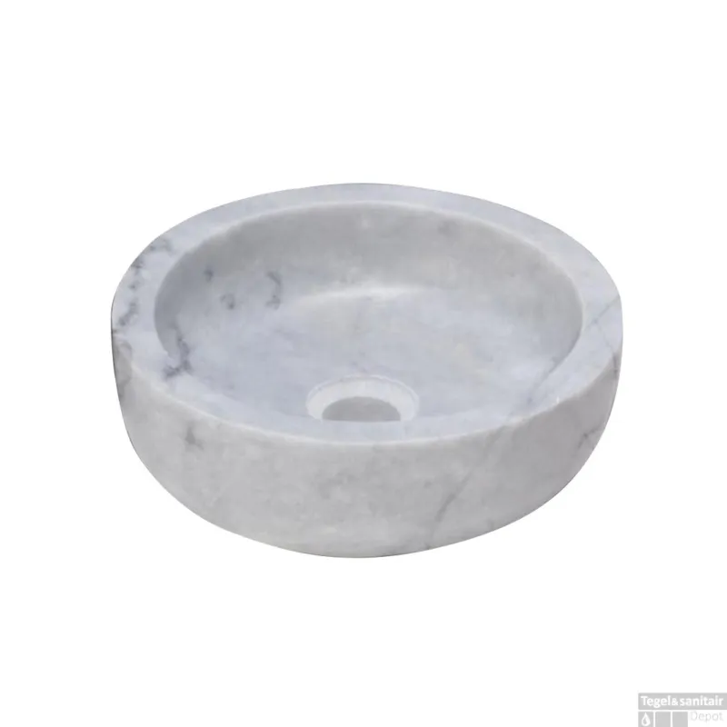 Waskom Forzalaqua Verona XS Carrara Gepolijst 30X10 cm Seizoensaanbieding