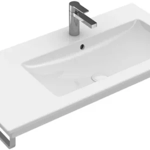 Lage Kosten Villeroy & Boch Venticello Meubelwastafel Bak Rechts 100x50 1xkrgt.m/overl.c+ Wit