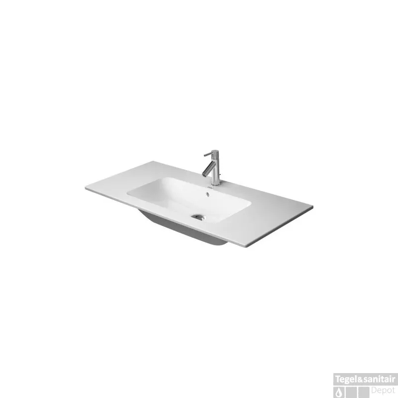 Duravit ME By Starck Meubelwastafel 103x49x17.5 cm Keramiek Glanzend Wit Fabrieksprijs