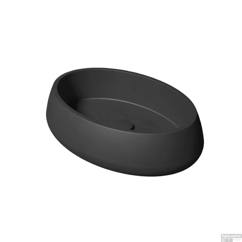 Waskom Zydra Elipse 60x42 cm Negro Hete Deal