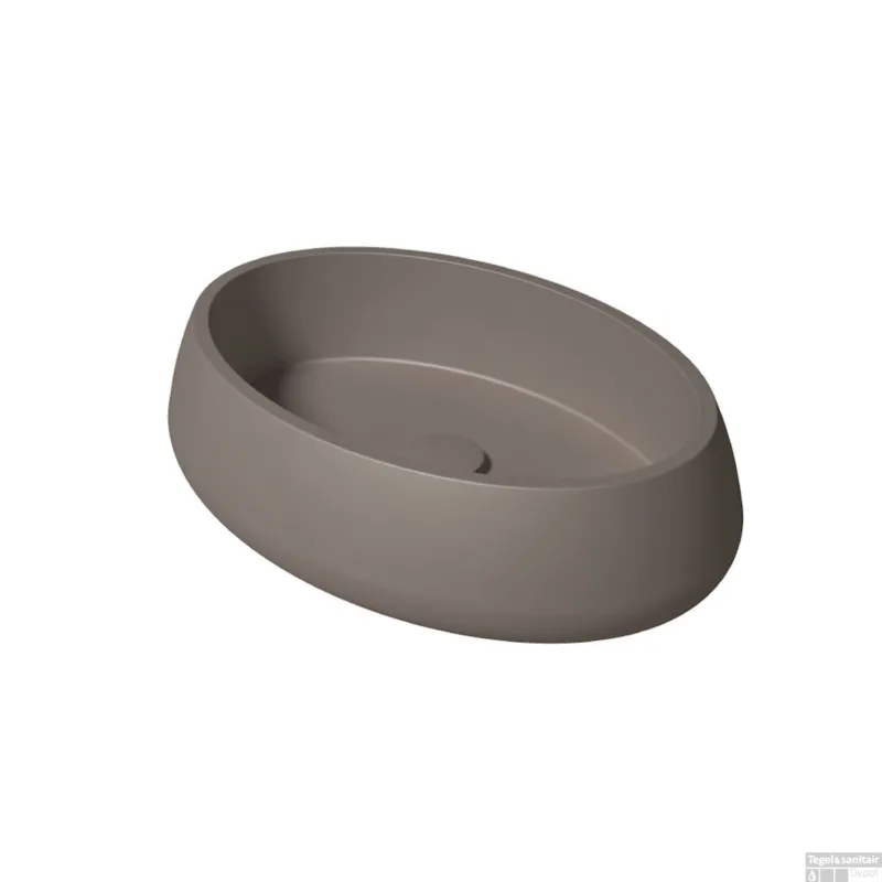 Dagaanbieding Waskom Zydra Elipse 60x42 cm Moka