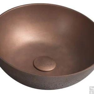 Vrijstaand Waskom Sapho Formigo dia. 39 cm Rond Koper Veilige Betaling