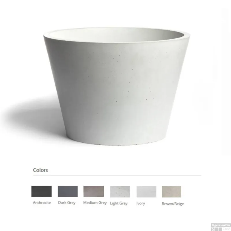 Koop Vandaag Opzet Wastafel Urbi et Orbi Circum Beton 38x31 cm Bruin Beige