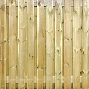 Schutting 19 planks groen geimpregneerd - 19 pl Geimp 90 x 180 cm Gecertificeerd