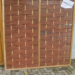 Tuinscherm wilgenteen H180xB180cm | Winkel Actie - Tuinscherm wilgenteen Tijdelijk Beschikbaar