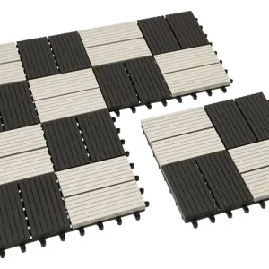 Hoge Kwaliteit Premium WPC Tuintegel Quartz 30x30 cm - Tuintegel Quartz 30x30cm