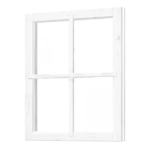 Douglas vast raam wit gegrond 726x877mm - Vast raam Direct Verzonden