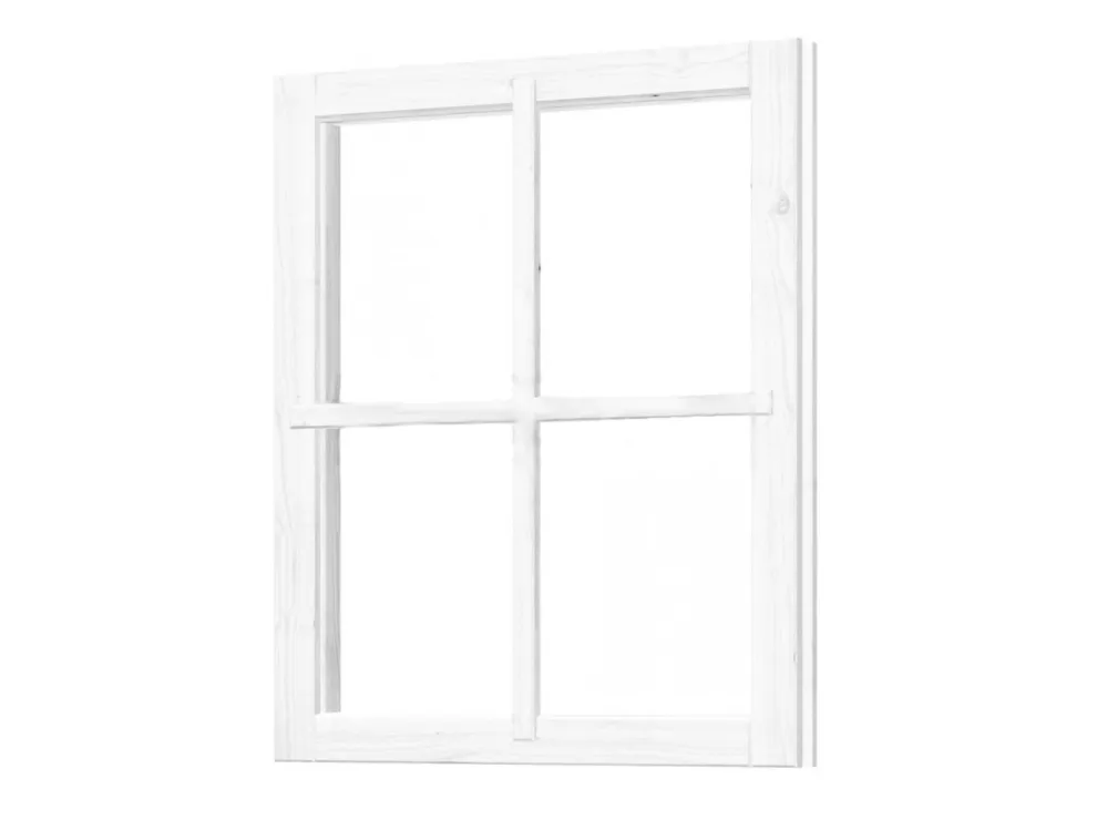 Douglas vast raam wit gegrond 726x877mm - Vast raam Direct Verzonden