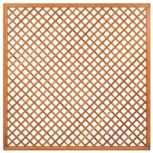 Uitverkoop Trellis diagonaal met lijst | Onbehandeld hardhout | Diverse afmetingen - Trellis diagonaal met lijst hardhout H180x B60cm