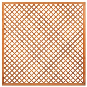 Meest Verkocht Trellis diagonaal met lijst | Onbehandeld hardhout | Diverse afmetingen - Trellis diagonaal met lijst hardhout H180x B90cm