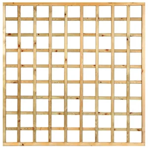 Direct Beschikbaar Trellis recht met rechte lijst | Geïmpregneerd grenen | Diversen maten - Trellis recht met rechte lijst H180x B60cm