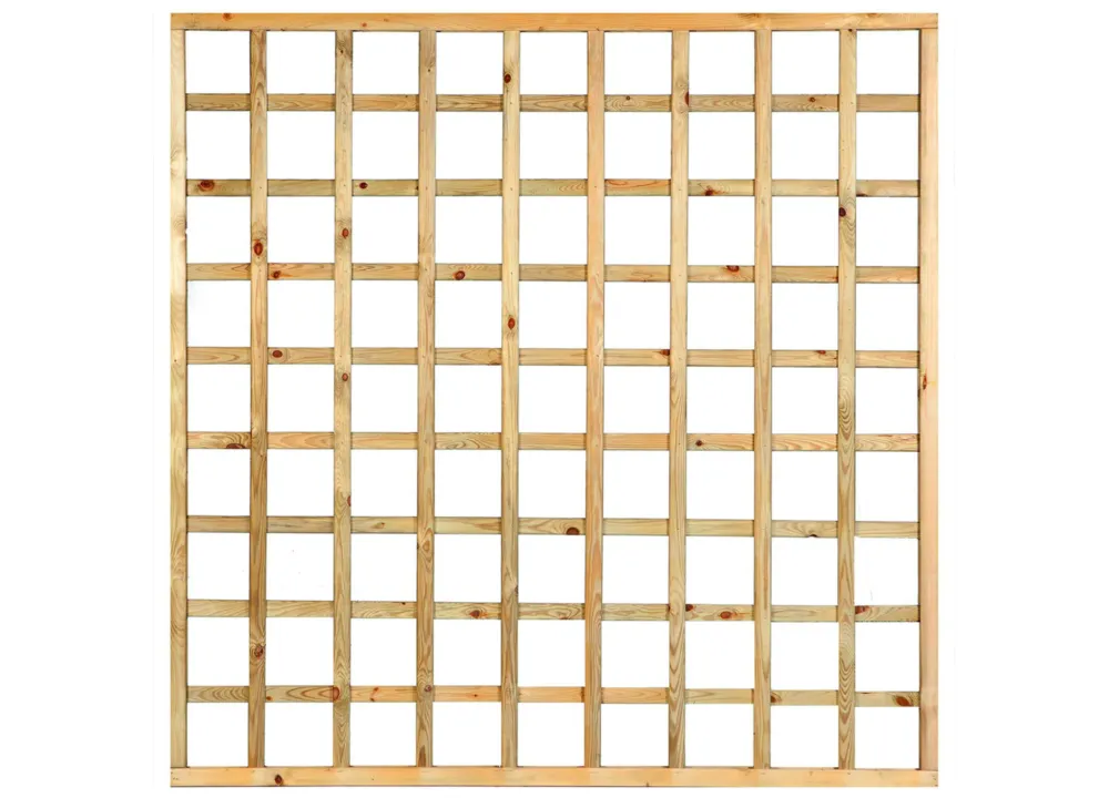 Direct Beschikbaar Trellis recht met rechte lijst | Geïmpregneerd grenen | Diversen maten - Trellis recht met rechte lijst H180x B60cm