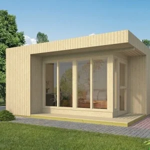 Tuinhuis Elin | Modern Tuinkantoor | Buitenkamer - EPDM Pakket Laatste Versie