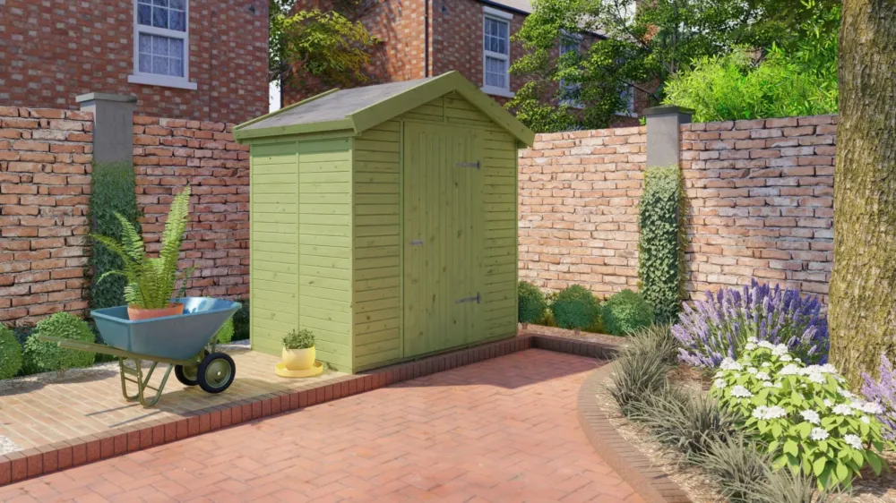 Exclusieve Aanbieding Tuinhuis Klein Vincent | Kleine Schuur Tuin - Dakshingles hexagonaal Zwart 6m²