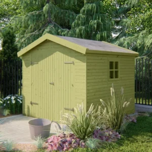 Express Levering Tuinhuisje Hugo | Tuinhuis 2,25x2,25 meter - Dakshingles beverstaart Zwart 9m²