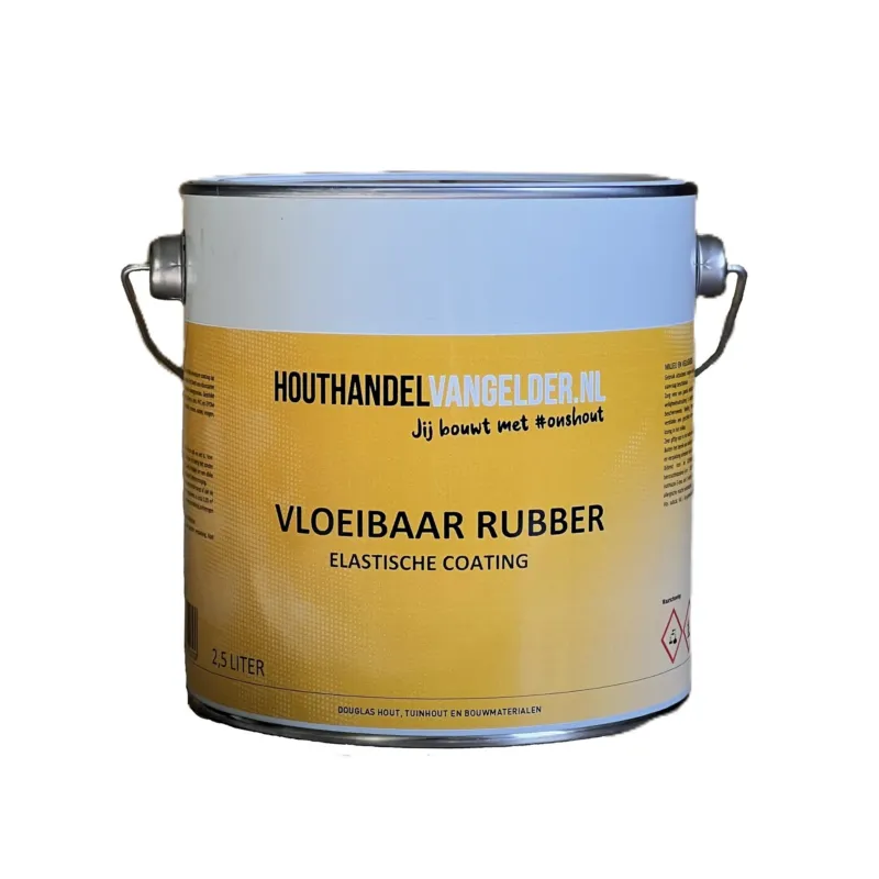 Vloeibaar Rubber voor het behandelen van Douglas, eiken en tuinhout. - Vloeibaar Rubber0.75L Snelle Levering