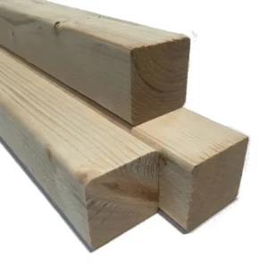 Vuren Regel 45 x 45 mm (4.5 x 4.5 cm) Geschaafd - Vuren 4.5x4.5x300cm Goedkoop