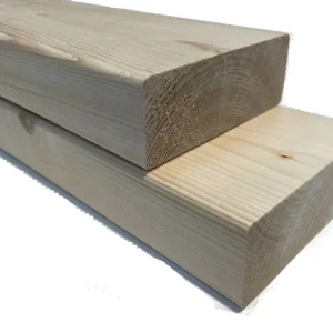 Bestel Nu Vuren Balk 58x155 mm (5.8 x 15.5 cm) Geschaafd - Vuren 5.8x15.5x300cm