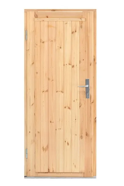 Shop Nu Vuren deur DL10 met kozijn | B83xH188cm - Vuren enkele deur DL10 B83x H188cm
