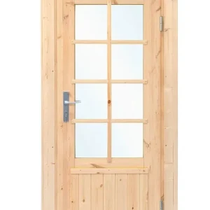 Nieuw Vuren deur DL11 met kozijn en dubbel glas | B83.0xH188.0cm - Vuren enkele deur DL11