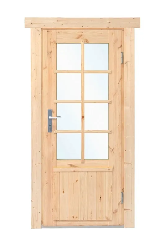 Nieuw Vuren deur DL11 met kozijn en dubbel glas | B83.0xH188.0cm - Vuren enkele deur DL11