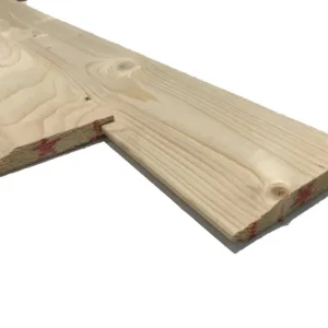 Alleen Vandaag Vuren Rabat 18 x 120 mm (1.8 x 12.0 cm) Onbehandeld - Vuren Rabat 1.8x120x300cm