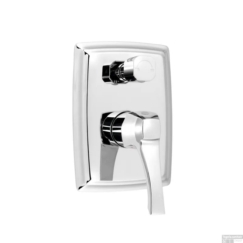 Exclusieve Aanbieding Douchekraan Inbouw Sapho Dreamart Mengkraan Afbouwdeel 2-weg Chroom (incl. inbouwdeel)