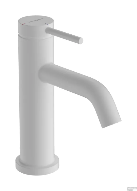 Korting Hansgrohe Tecturis S 80 CoolStart ééngreeps wastafelmengkraan met PopUp trekwaste, mat wit