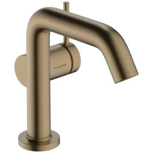 Hansgrohe Tecturis S ééngreeps wastafelkraan 110 Fine CoolStart met PopUp trekwaste, Brushed Bronze Koopje