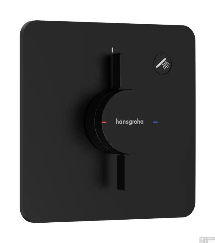 Korting Hansgrohe DuoTurn Q kraan inbouw voor 1 functie, mat zwart