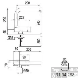 Tres Vensterkraan MAX 130335 Koopje