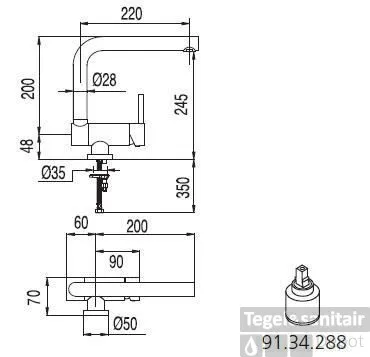 Tres Vensterkraan MAX 130335 Koopje