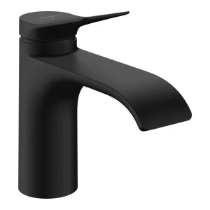 Shop Nu Hansgrohe Vivenis ééngreeps wastafelkraan 80 CoolStart met pop-up trekwaste, mat zwart