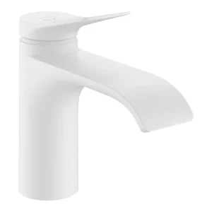 Hansgrohe Vivenis ééngreeps wastafelkraan 80 CoolStart met pop-up trekwaste, mat wit Speciale Aanbieding
