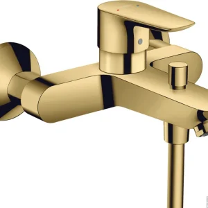 Hansgrohe Talis E ééngreeps badmengkraan opbouw, Polished Gold Optic Premium