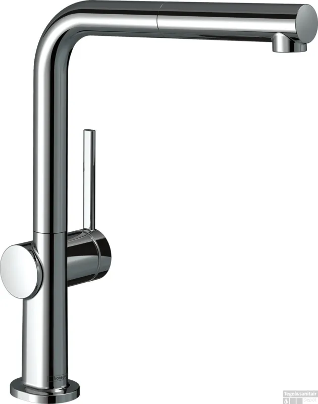 Hansgrohe Talis M54 ééngreeps keukenmengkraan 270 met uittrekbare uitloop en sBox, chroom Lage Prijs