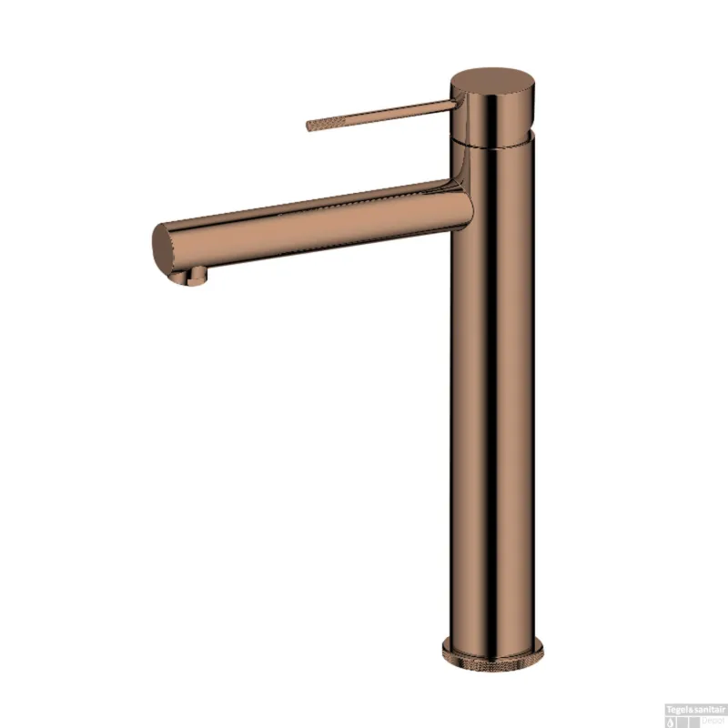 Wastafelmengkraan Best Design Dijon 30 cm 1-hendel PVD Glans Brons Koop Online