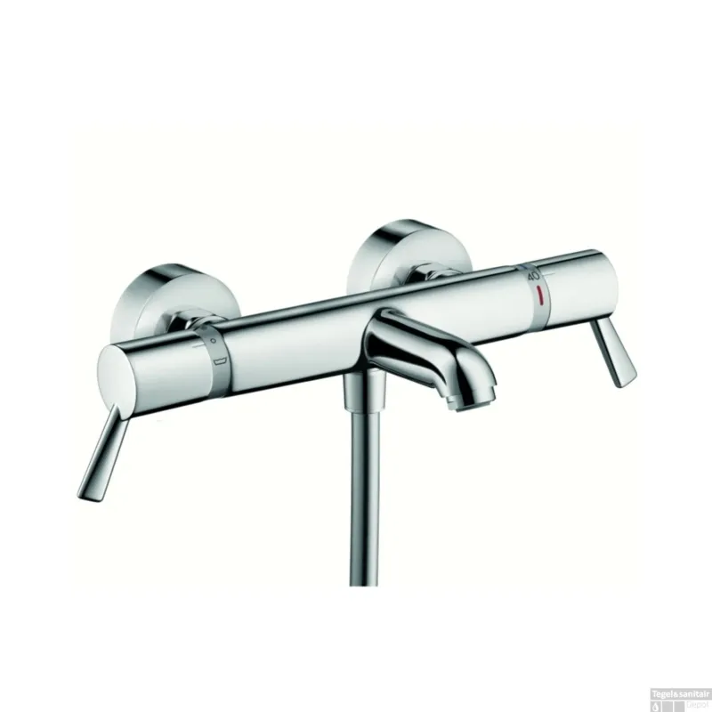 Badthermostaat Opbouw met Verlengde Grepen Hansgrohe Comfort Care Aangepast Sanitair Chroom Hete Deal