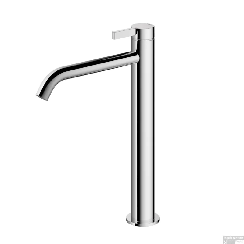 Wastafelmengkraan Hotbath Ace 1-Hendel Gebogen 28 cm Chroom Express Levering