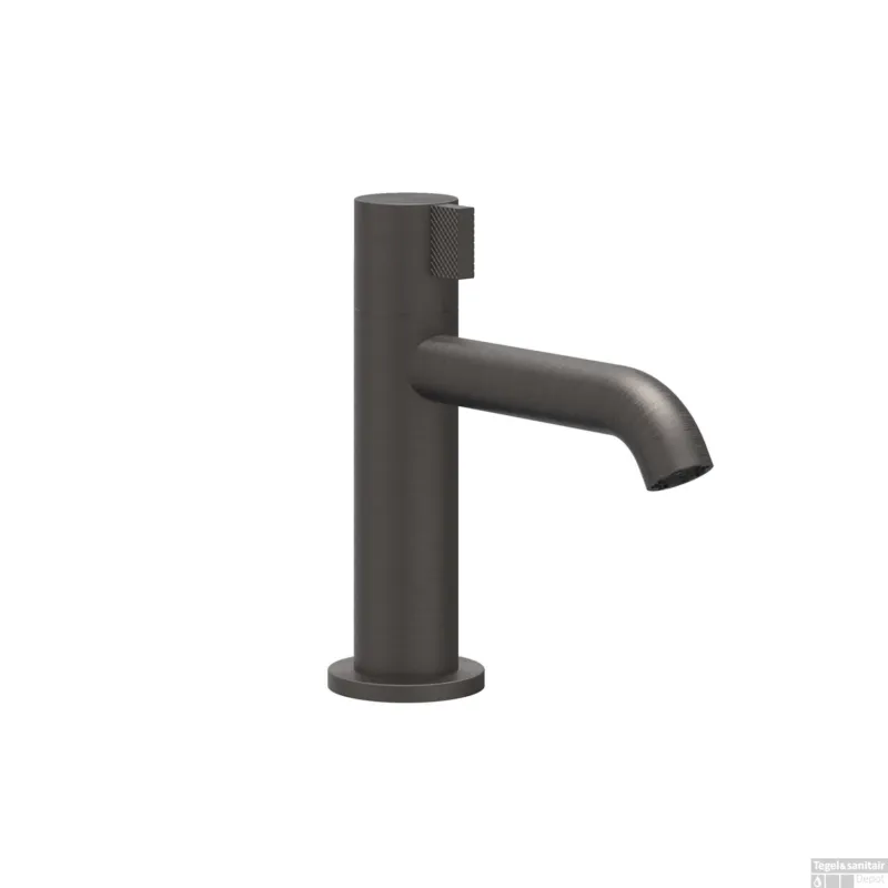 Fonteinkraan IVY Tribe Opbouw Model S Met Schuimstraalmond Geborsteld Carbon Black PVD Hete Deal