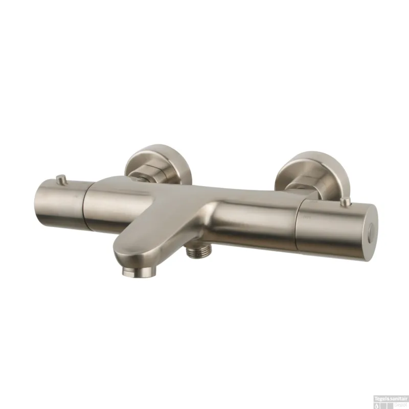 BWS Badkraan Thermostaat Round 15 cm HOH RVS Look Gecertificeerd