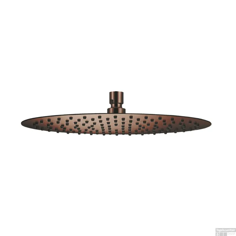 Hoofddouche Qisani Flow Ø 30 cm Geborsteld Copper Direct Beschikbaar