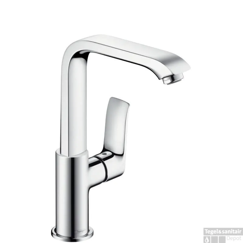 Populair Hansgrohe Metris Wastafelkraan Met Draaibare Uitloop Chroom