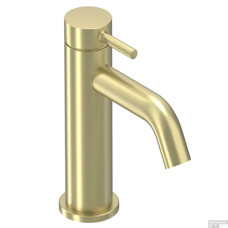 Wastafelkraan IVY Bond Model S Coldstart Geborsteld Mat Goud PVD Flitsaanbieding